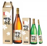100% 우리쌀로 만든 대한한국 대표 차례주 ‘백화수복’