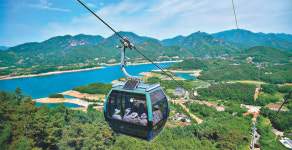 제천 청풍호 케이블카 만족도 전국 최고