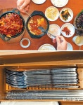 함께 집어먹는 상차림 그만… 1인분씩 따로 담아 쟁반에 내주자