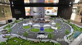 현대차, 스마트 모빌리티 솔루션 모형물 전시… “현대차그룹이 꿈꾸는 미래”