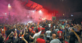 음악도시가 축구 우승을 차지했을 때