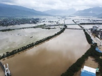 드론으로 본 전라도 수해현장[청계천 옆 사진관]