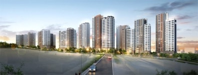 [아파트 미리보기]단지 출입구, 국도 7호선과 바로 연결