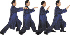 [이찬 선생의 30분 태극권](38-3) 새꼬리잡기 양손으로 밀기-왼쪽(左攬雀尾-按:좌람작미-안)