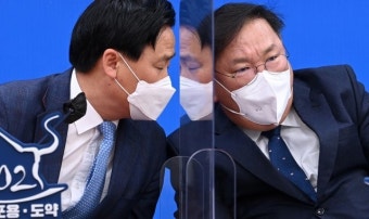 김태년 “오세훈, 태극기부대와 손잡은 극우정치인”