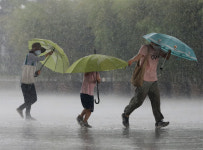 한낮 소나기… “오늘도 비와요”