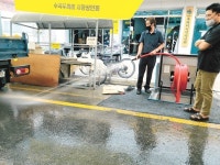 청주시, 전통시장에 매립식 소방함 설치
