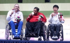 사격 심영집, 남자 50m 소총 3자세 동메달…출전 9년만에 첫 메달