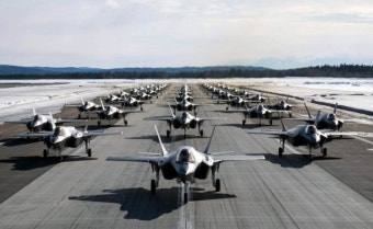 [단독]美, F-35A 42대 동원한 ‘엘리펀트 워크’ 훈련 공개