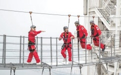 ‘탑건’ 배우들 “스카이브릿지, 영화보다 짜릿”
