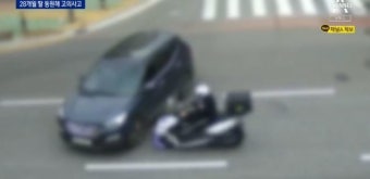 보험금 더 타내려고…28개월 딸 태운 채 교통사고 (영상)
