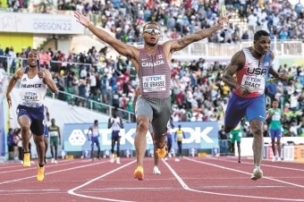 김정윤 지휘, 한국 육상 역사 써나가며 400m 계주 대표팀, 하계U대회서 금메달 휩쓴다
