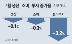 소비 첫 5개월 연속 하락… 생산-투자까지 ‘트리플 감소’