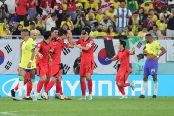 백승호 월드컵 첫 골…한국 1-4 브라질