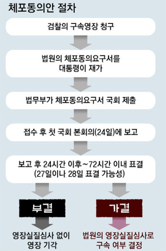 이재명 “희대의 사건, 법치 무너져”… 野 28표 이탈땐 체포 가결 가능성