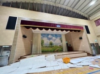 여수서 초교 강당 천장 구조물 붕괴…13명 부상