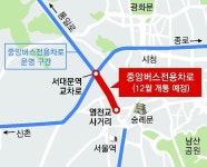 염천교~서대문역 버스전용차로 생긴다