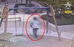 그네 타던 아이 솟구치게 밀어 3m 내동댕이…부부싸움 홧김에(영상)