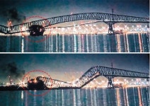 충돌 전 “메이데이”…차량 막아 인명 피해 줄였다 [美다리붕괴]