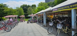 한강공원 테마 자전거, 가족·연인들의 데이트 코스로 인기