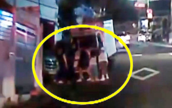 비탈길 1톤트럭 ‘스르륵’…고교생이 달려가 대참사 막았다