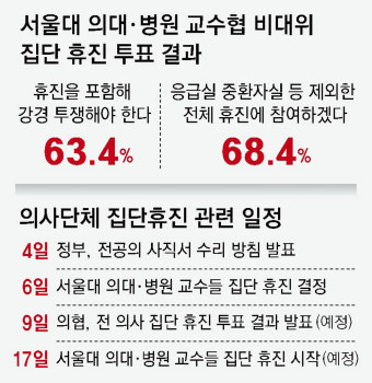 서울대병원 교수들 ‘전면 휴진’ 선언… “17일부터 외래진료-수술 무기한 중단”