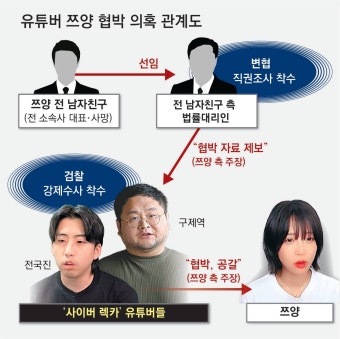 쯔양, 라이브방송서 ‘구제역 협박 영상’ 공개… “前남친 변호사가 자료 넘겨”
