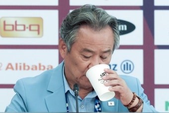 대한체육회 노조, 이기흥 회장 3연임 도전에 반대하며 시위 실시