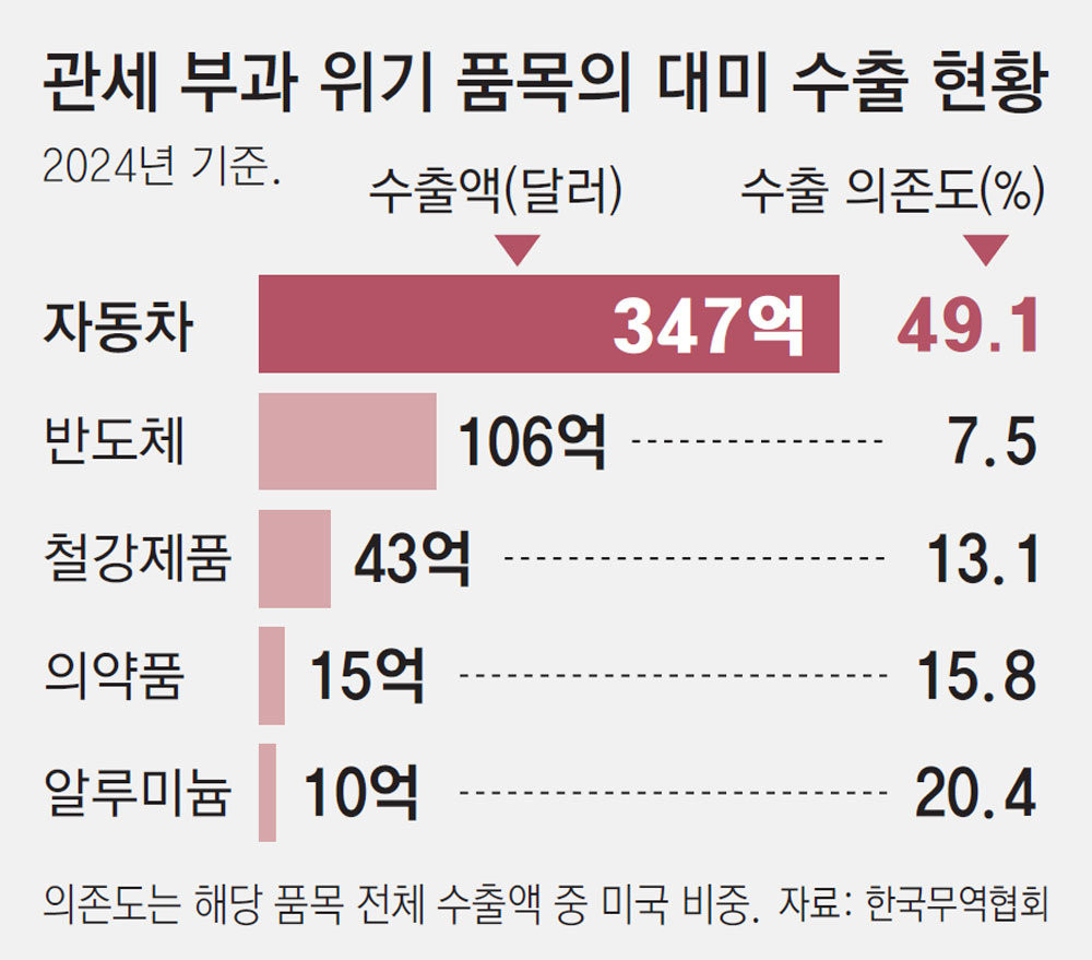 트럼프 대통령, 의약품과 반도체 관세 부과 시동…한국 경제에 영향 불쑥?