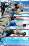 ‘맏형’ 양재훈 자유형 50m 1위 터치