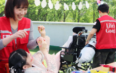 장애 아동들과 ‘행복 나눔’