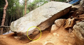 600년 기다린 입불…80t 경주 마애불, 드디어 바로 설까