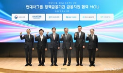 현대자동차그룹, 새만금 개발 지원 확보… 4대 정책금융기관 협약