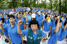 세브란스노조 연세대서 파업집회