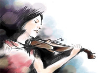 <살며생각하며>바이올린