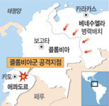 베네수엘라- 콜롬비아 ‘전운’