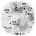 세량제 가는 1차선길… 걷는 게 더 편해