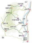 수수한 산세, 호젓한 숲길, 싱그런 초록
