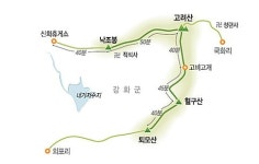 <엄홍길 대장과 오르는 山>탁트인 능선, 예성강도 발아래 내주 오르면 진달래 불타리니…