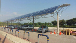 고속道 휴게소 주차장 50곳 연내 태양광 발전시설 설치