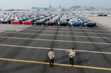제14호선 고속도로 건설공사 임시야적장 설치 | 車야적장 도로 통과에 4시간 걸려… 지금은 10초면 끝
