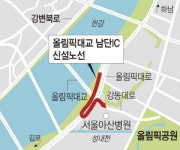 올림픽대교 남단IC 연결램프 착공