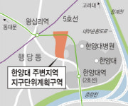 한양대 주변 대학가 특성 살려 재정비