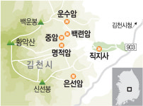김천 직지사 가는길·묵을곳·먹을것