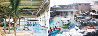 “추위가 녹네~”… 겨울 밀어내는 온천으로 ‘텀벙’