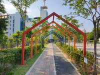 강명초·중교 인근 ‘초록빛 꿈꾸는 통학로’ 완공