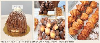 알프스 산맥 최고봉을 표현한 몽블랑 케이크… 바삭한 프렌치 머랭·밤 크림… 기승전결 완벽