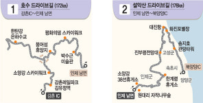 화암팔경·만항재·동활계곡… 차 위에서 ‘8자’좋게 즐긴다