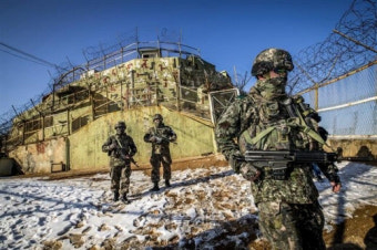 중동부전선 육군 GP서 훈련 중 기관총 4발 오발 사격…북측에 즉각 통보