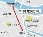 ‘영동대교 남단 ~ 대치 IC’ 동부간선지하도로 생긴다
